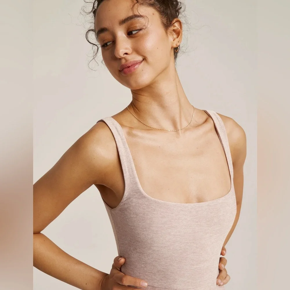 Beyond Yoga Featherweight At The Ready Square Neck Dress - Picture 5 of 6